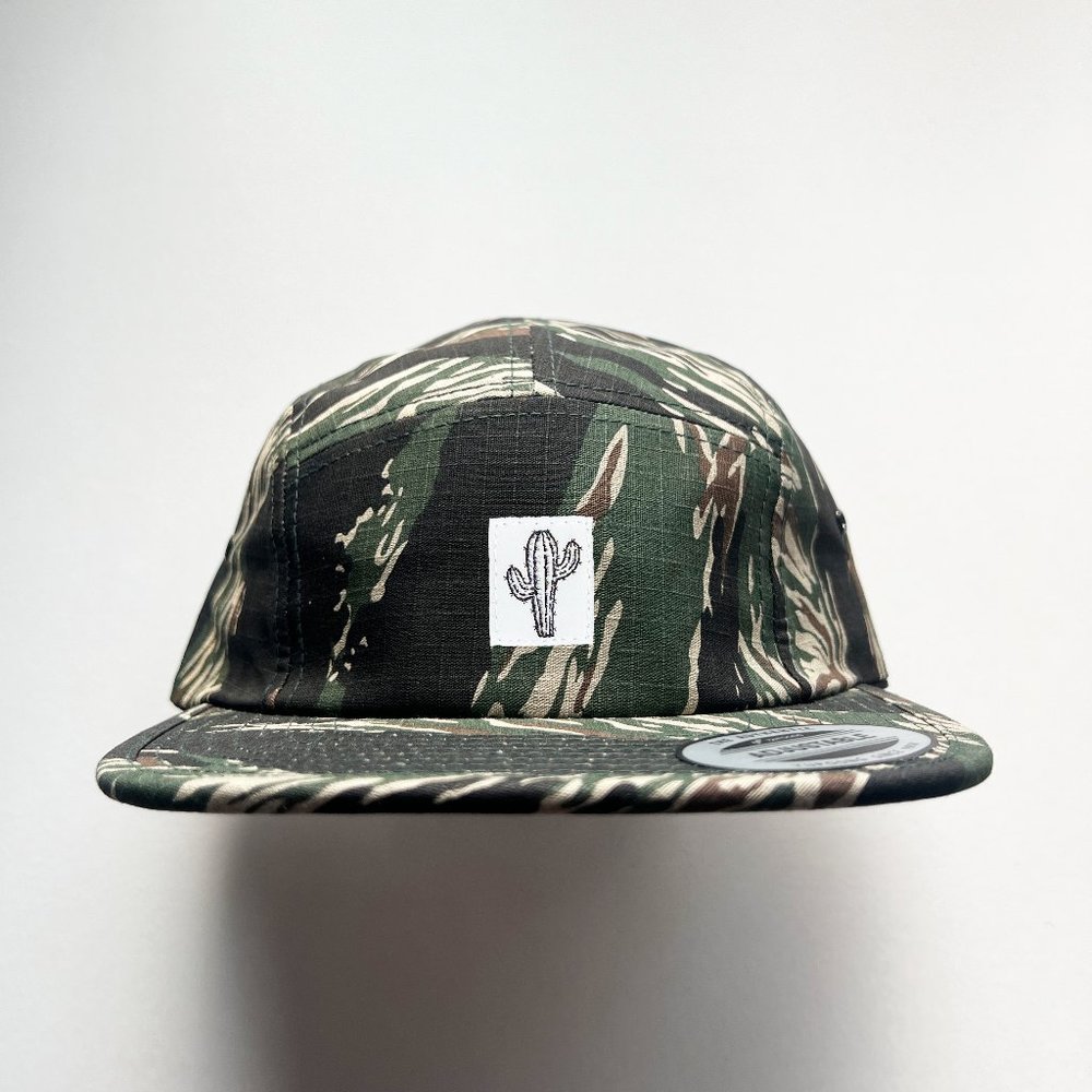 Elmntry - Tiger, Cactus 5 Panel Camp Hat